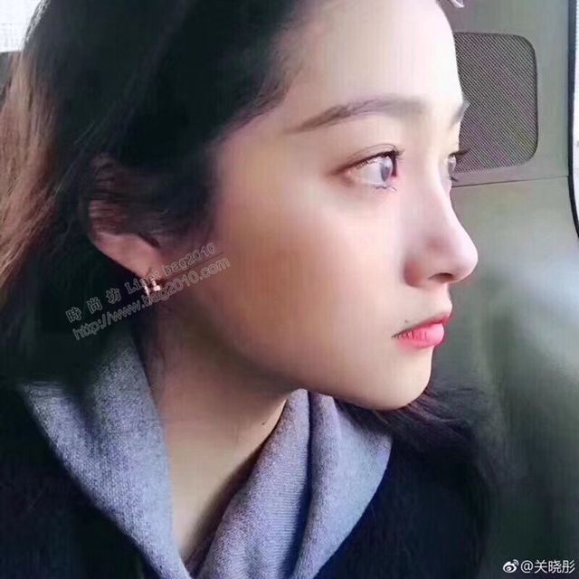 Cartier首飾 卡地亞加粗版本耳釘 吳亦凡同款 S925純銀鍍金精工版 Cartier釘子耳釘  zgk1448